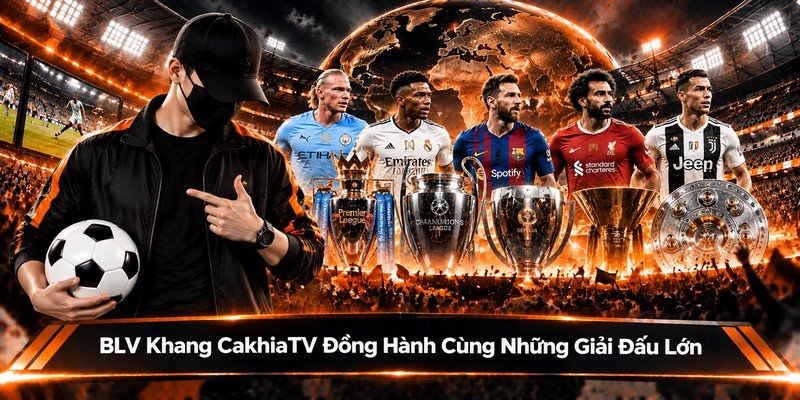 BLV Khang CakhiaTV Đồng Hành Cùng Những Giải Đấu Lớn
