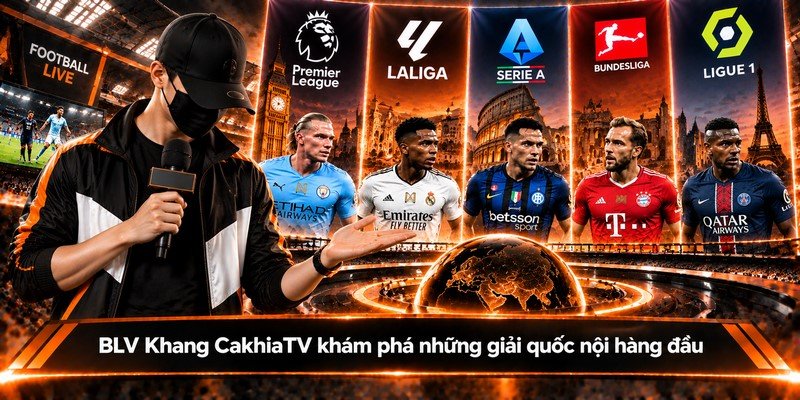 BLV Khang CakhiaTV khám phá những giải quốc nội hàng đầu